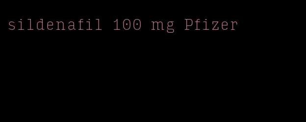 sildenafil 100 mg Pfizer