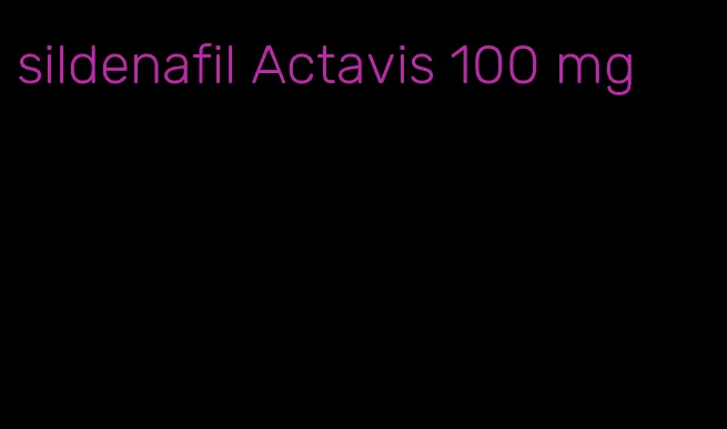 sildenafil Actavis 100 mg