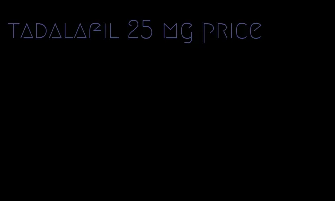 tadalafil 25 mg price