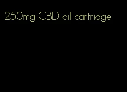 250mg CBD oil cartridge