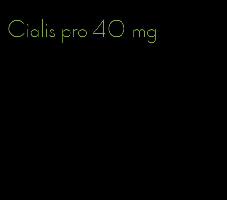 Cialis pro 40 mg
