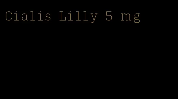 Cialis Lilly 5 mg