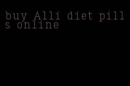 buy Alli diet pills online