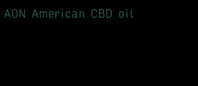AON American CBD oil
