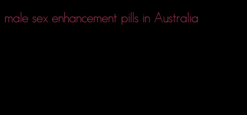male sex enhancement pills in Australia