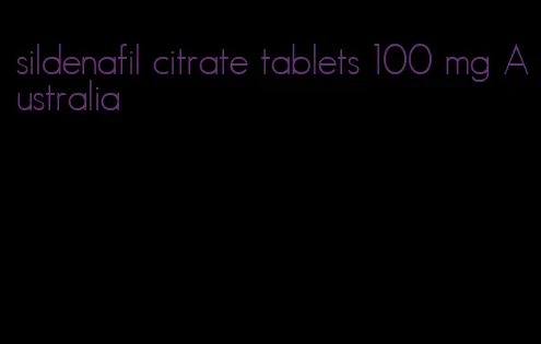 sildenafil citrate tablets 100 mg Australia