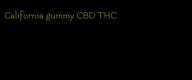 California gummy CBD THC