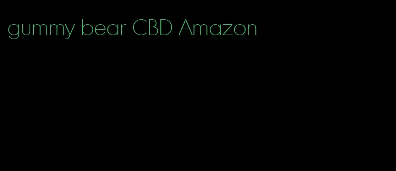 gummy bear CBD Amazon