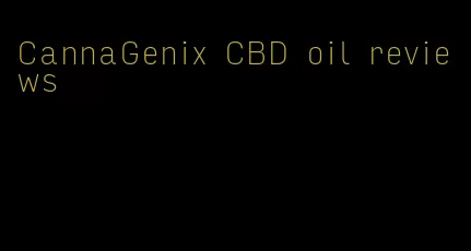 CannaGenix CBD oil reviews