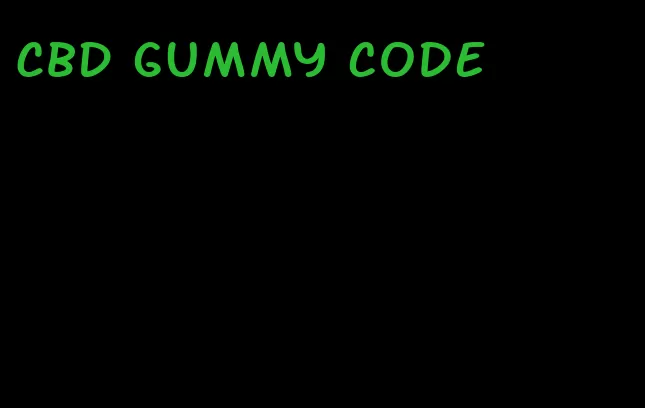 CBD gummy code