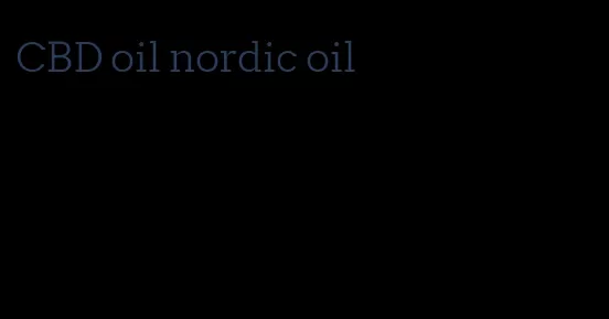 CBD oil nordic oil