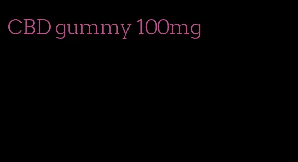 CBD gummy 100mg