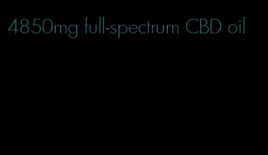 4850mg full-spectrum CBD oil
