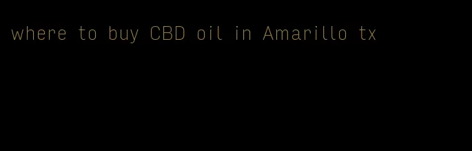 where to buy CBD oil in Amarillo tx