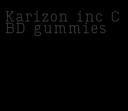 Karizon inc CBD gummies
