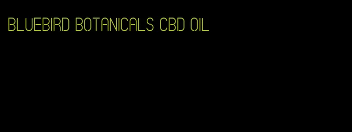 bluebird botanicals CBD oil