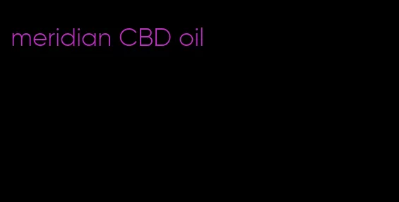meridian CBD oil