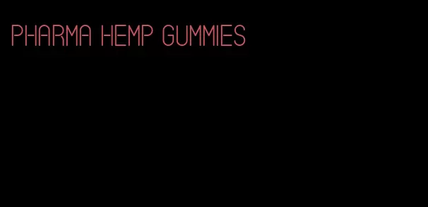 pharma hemp gummies