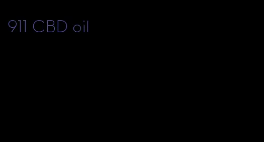 911 CBD oil