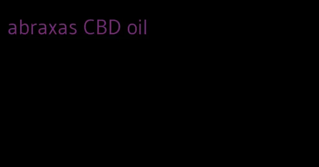 abraxas CBD oil