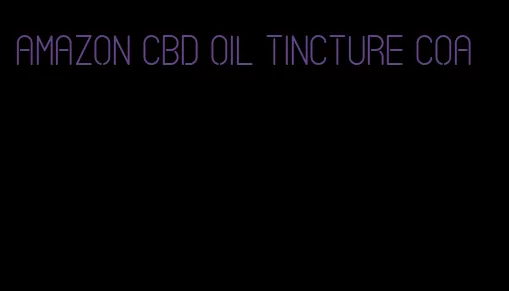 Amazon CBD oil tincture COA