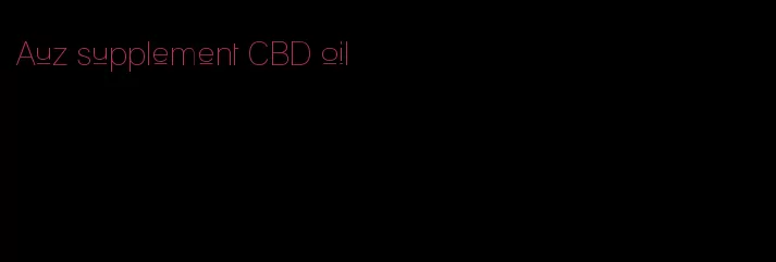 Auz supplement CBD oil