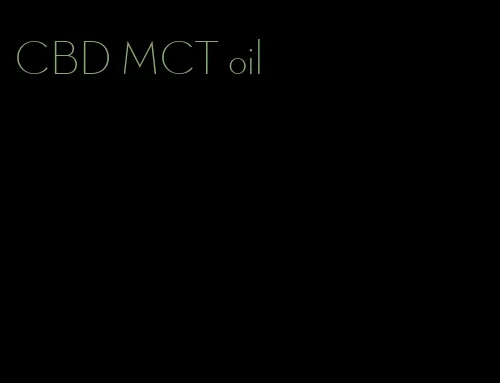CBD MCT oil