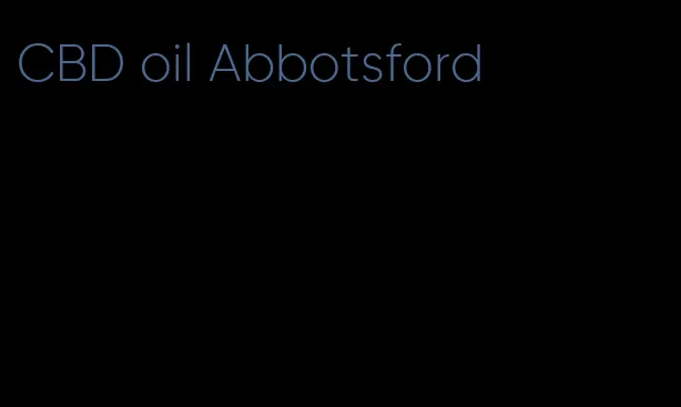 CBD oil Abbotsford