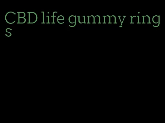 CBD life gummy rings