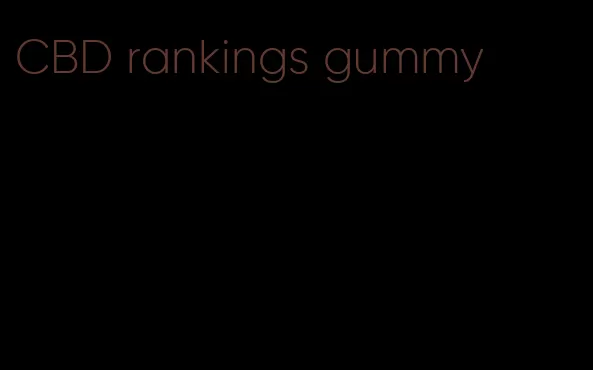 CBD rankings gummy
