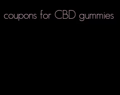 coupons for CBD gummies