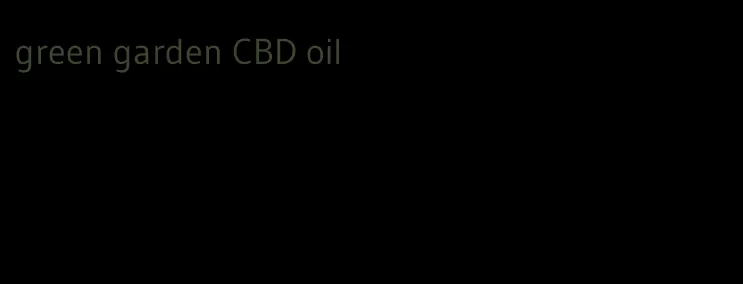 green garden CBD oil