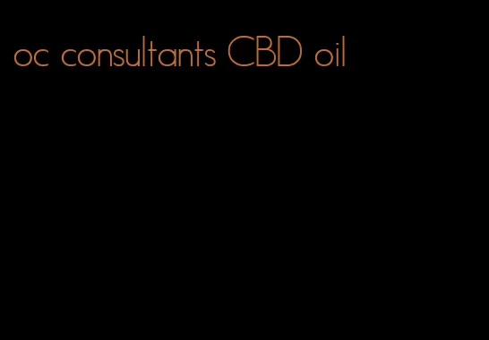 oc consultants CBD oil