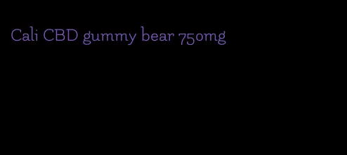 Cali CBD gummy bear 750mg