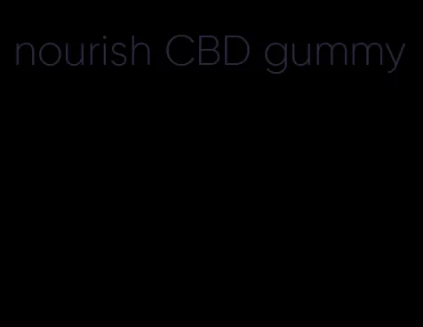 nourish CBD gummy