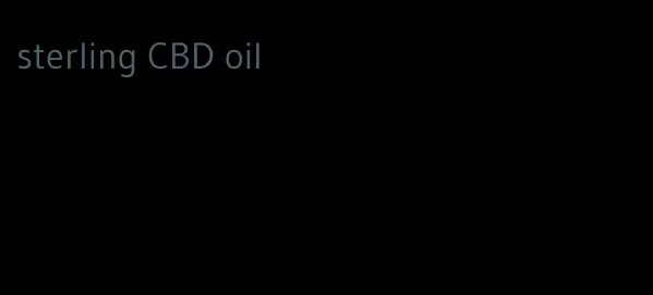 sterling CBD oil