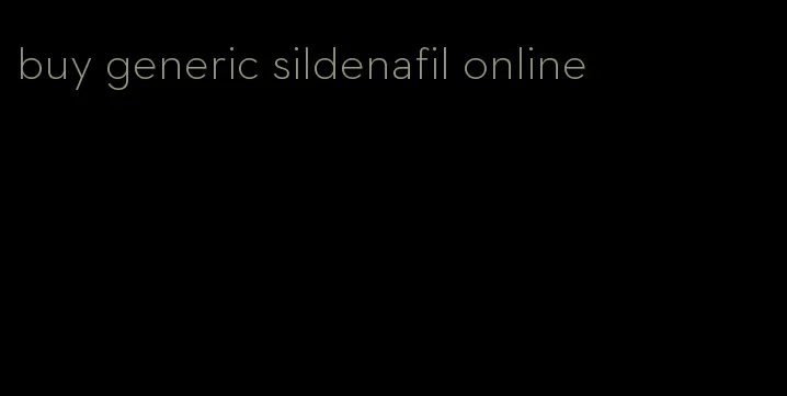 buy generic sildenafil online