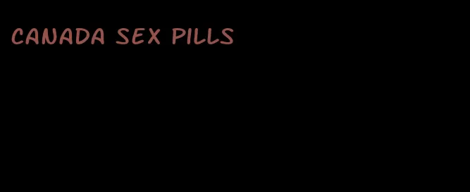 Canada sex pills