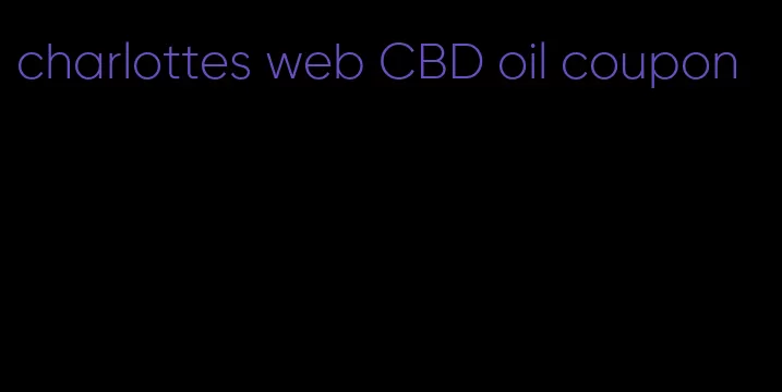 charlottes web CBD oil coupon