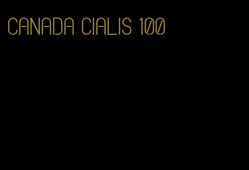 Canada Cialis 100