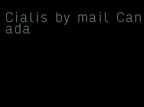 Cialis by mail Canada