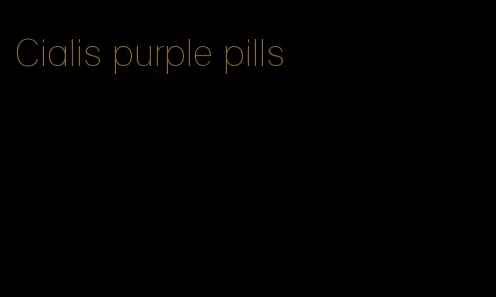 Cialis purple pills