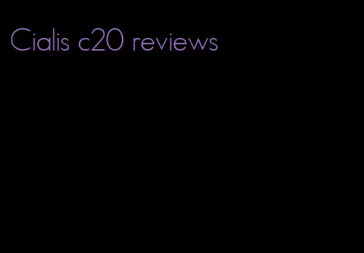 Cialis c20 reviews