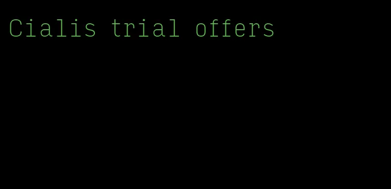 Cialis trial offers