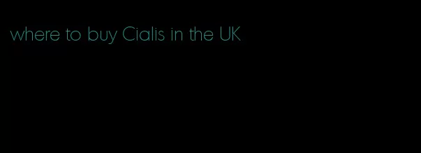 where to buy Cialis in the UK