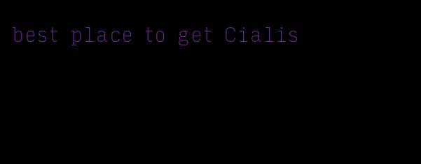 best place to get Cialis