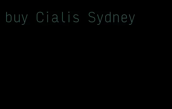 buy Cialis Sydney