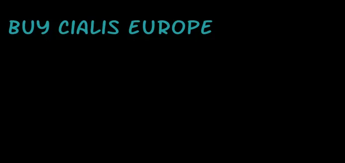 buy Cialis Europe