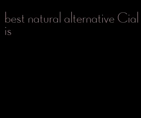 best natural alternative Cialis