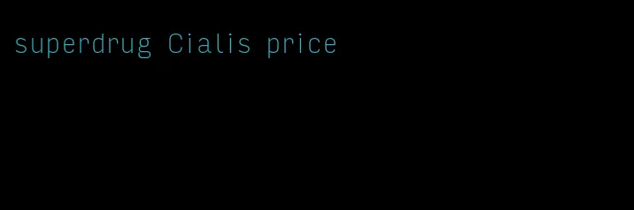 superdrug Cialis price